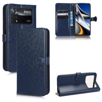 Чохол-книжка Honeycomb Dot для Xiaomi Poco X4 Pro 5G - синій