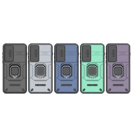 Противоударный чехол Sliding Camshield для OnePlus Ace 5 Ultra / Nord 5 - черный