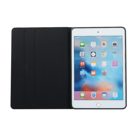 Кожаный чехол- книжка  Elastic Force на iPad Mini 5 2019 / Mini 4-черный