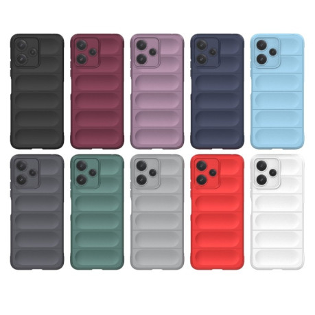 Силиконовый чехол Magic Flannel для Xiaomi Redmi 12 5G/Poco M6 Pro 5G - белый