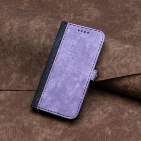 Чохол-книжка Side Buckle Double Fold Hand Strap Leather на OPPO Reno13 F/Reno13 FS - фіолетовий