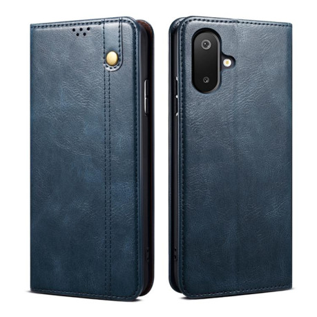 Чохол-книжка Simple Wax Crazy Horse Samsung Galaxy F06 5G Global / M06 5G - синій