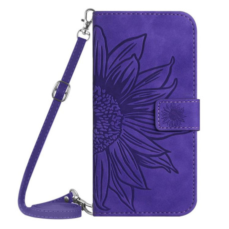 Чохол-книжка Skin Feel Sun Flower для OPPO Reno13 F /Reno13 FS 4G/5G - фіолетовий