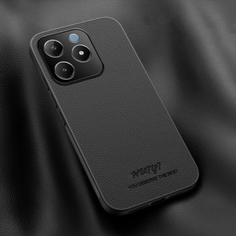 Чехол HUIYI Leather Magnetic  для Realme C63 / C61 4G - черный