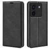Чехол-книжка Retro Skin Feel Business Magnetic на Xiaomi Poco M7 Pro 5G - черный