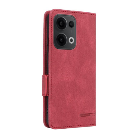 Чохол-книжка Magnetic Clasp Flip для OPPO Reno13 Pro - червоний