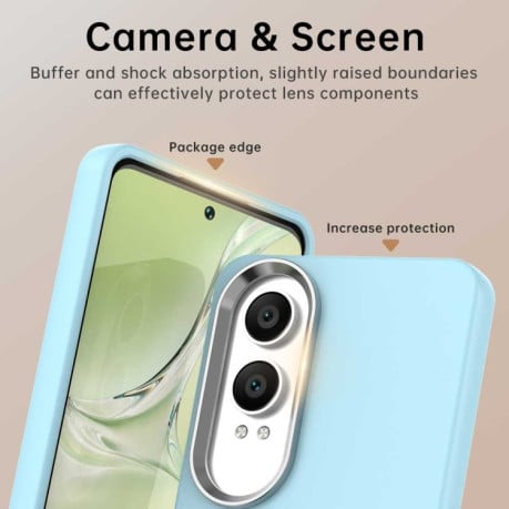 Протиударний чохол Colorful Series з посиленими кутами та бортиками на OnePlus Nord CE4 Lite - синій