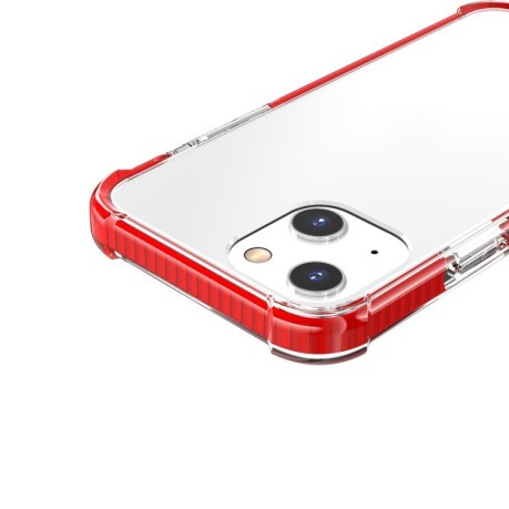 Ударозащитный чехол Four-corner на iPhone 13 mini - красный