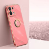Противоударный чехол XINLI Straight Edge with Ring Holder для OPPO Reno 8 - красный