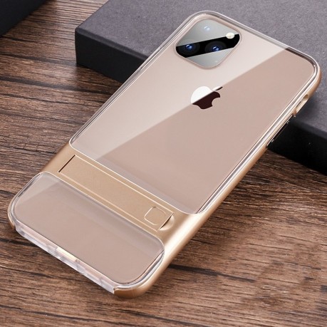 Чохол протиударний Crystal для iPhone 11 Pro Max - золотий