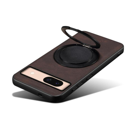 Чохол Denior A14 Skin Feel Rotating Holder MagSafe для Google Pixel 8a - коричневий