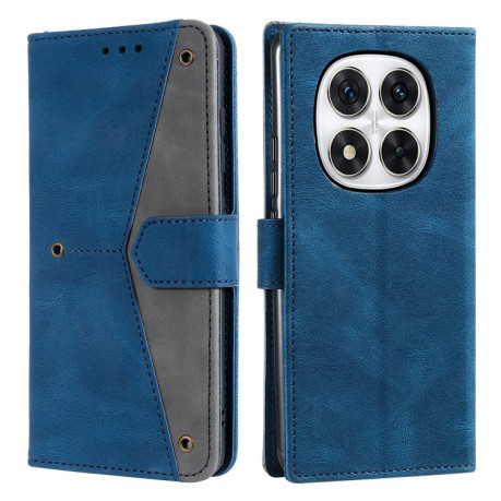 Чехол-книжка с мягким покрытием Skin Feel и магнитной застёжкой на Redmi Note 14 Pro 4G - синий