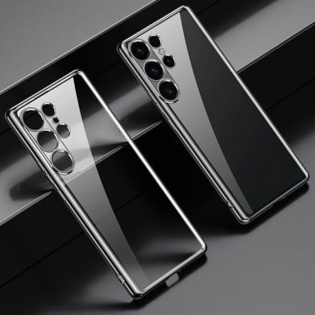 Чехол SULADA Electroplating Frosted TPU на Samsung Galaxy S25 Ultra 5G - черный