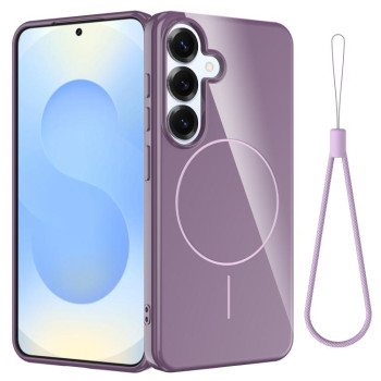 Чохол Glossy глянсовий з MagSafe на Samsung Galaxy S25 FE 5G - фіолетовий