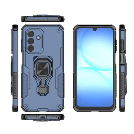 Противоударный чехол Metal Kickstand TPU Hybrid PC на Samsung Galaxy A17 5G - синий