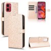 Чохол-книжка Honeycomb Dot для Motorola Moto G05/E15 - золотий