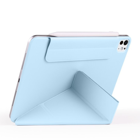 Чехол-книжка Fixed Buckle Magnetic Demation Leather для iPad Pro 13 2024 - синий