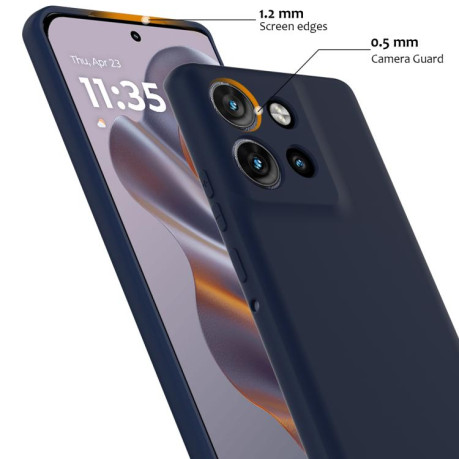Силіконовий чохол Shockproof Silicone Magsafe для Motorola Edge 50 Neo / Moto S50 - синій