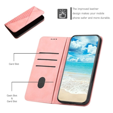 Чохол-книжка Rhombus Skin Feel Samsung Galaxy A53 5G - рожевий