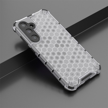Противоударный чехол Honeycomb на Samsung Galaxy S23 FE 5G - белый