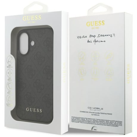 Оригінальний чохол Guess 4G Classic на iPhone 17 - black