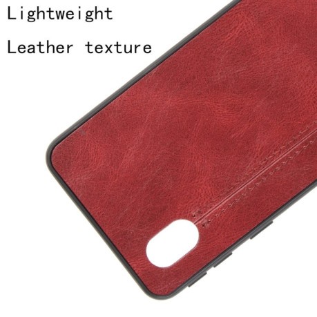 Ударозащитный чехол Sewing Cow Pattern на Samsung Galaxy A01 Core / M01 Core - красный