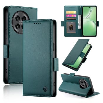 Чохол-книжка Side Buckle Magnetic Frosted Leather для OnePlus 13R/Ace 5/Ace 5 Pro - зелений