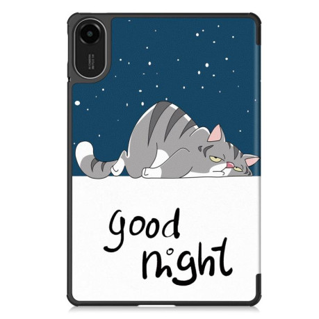 Чохол-книжка Custer Painted 3-Fold Stand Leather для Xiaomi Redmi Pad 2 - Cat