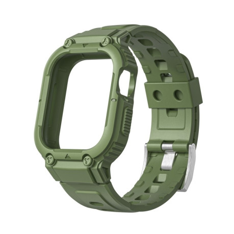 Силіконовий ремінець Armor для Apple Watch Ultra 49mm - зелений