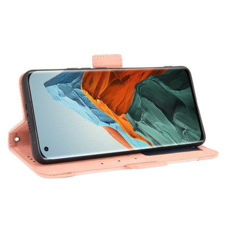 Чехол-книжка Skin Feel Calf на Xiaomi Mi 11 Pro - розовый