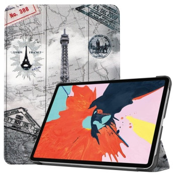 Чохол-книжка Colored Drawing на iPad Air 10.9 2022/2020 - Eiffel Tower