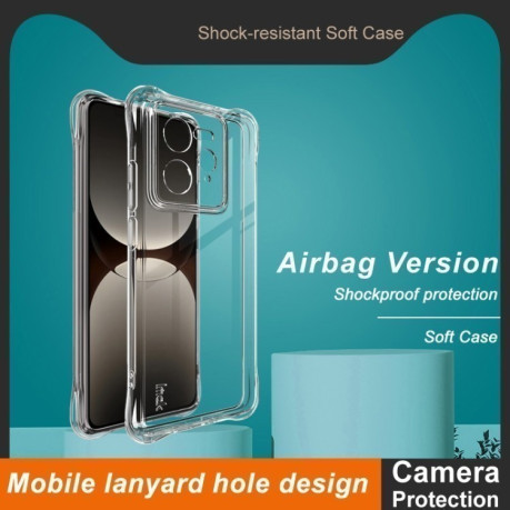 Чехол imak Shockproof Airbag для Realme GT7 Pro 5G - прозрачный