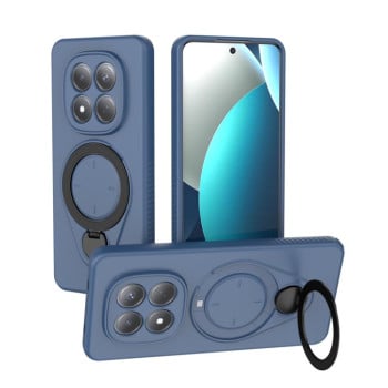 Чохол Ring Shield MagSafe з кільцем-тримачем 360° для Redmi Note 15 Pro 4G Global 163.2mm — синій