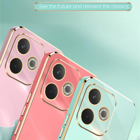 Чохол протиударний XINLI Straight Edge with Ring Holder для OPPO A5 Pro 5G Global - рожевий
