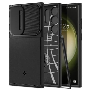 Оригінальний чохол Spigen OPTIK ARMOR для Samsung Galaxy S23 ULTRA - BLACK