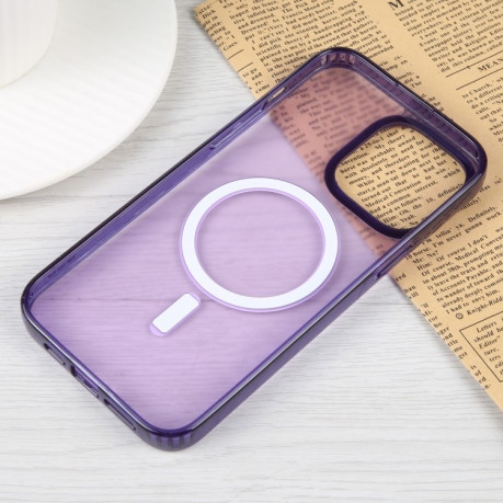 Чохол GEBEI MagSafe Magnetic для iPhone 15 Pro Max - фіолетовий