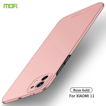 Ультратонкий чехол MOFI Frosted на Xiaomi Mi 11 - розовое золото