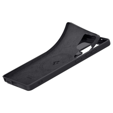 Оригинальный чехол Spigen Silicone Fit Mag MagSafe для Samsung Galaxy S25 Ultra - Black