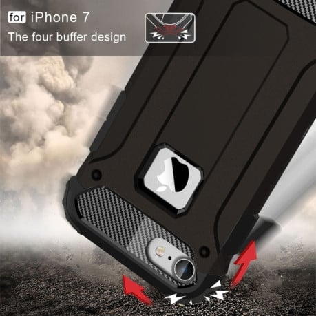 Протиударний Чохол Rugged Armor Black для iPhone 7/8 чорний