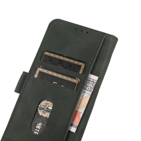 Чехол-книжка KHAZNEH Matte Texture для OnePlus ACE/10R - зеленый