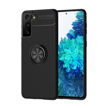 Ударозахисний чохол Metal Ring Holder 360 Degree Rotating Samsung Galaxy S21 Plus - чорний