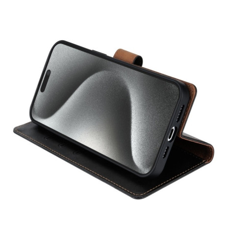 Чехол-книжка NBEKUS CSJ-P1 Solid Color Leather на iPhone 16e - черный