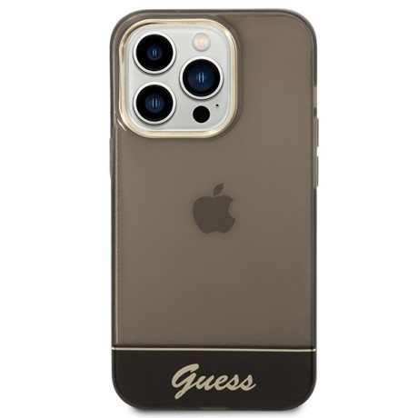 Оригінальний чохол Guess Translucent для iPhone 14 Pro Max - black