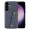 Противоударный чехол Double Buckle для Samsung Galaxy S25 5G - синий