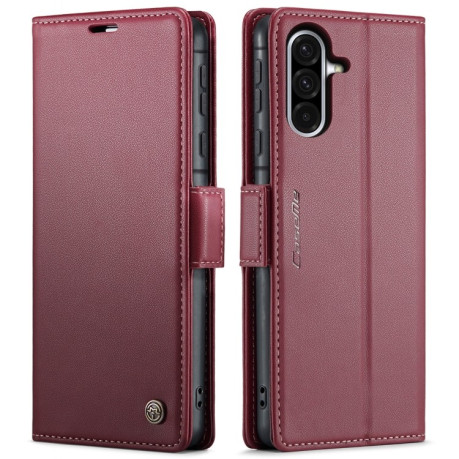 Чохол-книжка CaseMe 023 Butterfly Buckle Litchi RFID Anti-theft Leather  для Samsung Galaxy A36 5G - червоний
