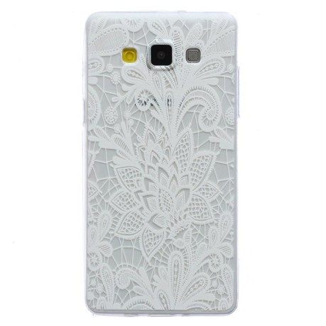 Ультратонкий TPU Чохол Translucent Flower для Samsung Galaxy A3