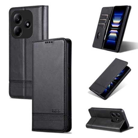 Чохол-книжка AZNS Magnetic Calf на Xiaomi Redmi Note 14 5G - чорний