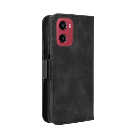 Чехол-книжка Skin Feel Calf на Motorola Moto G05 4G / E15 4G - черный