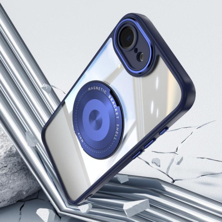 Протиударний чохол MagSafe Acrylic Hybrid для iPhone 16e - синій