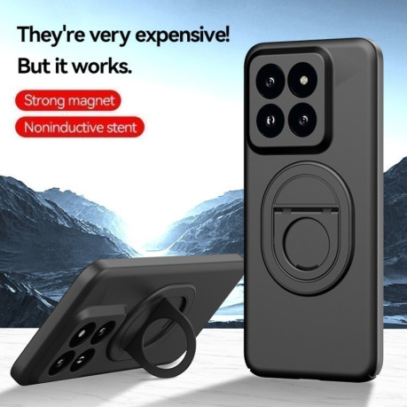 Протиударний чохол Magsafe Hidden Fold Holder на Xiaomi 14 Pro - синій